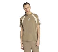 Adidas T-shirt Seasonal Essentials Colorblock – manches courtes – marron XS Regular Homme