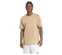 Adidas T-shirt Z.N.E. manches courtes coupe régulière Homme Beige M