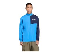 Adidas T-shirt manches longues Terrex Multi Climacool demi-zip Bleu Taille S Homme
