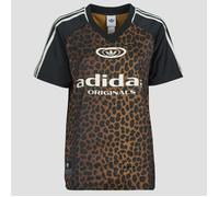 adidas T-shirt adidas Originals Satin Jersey in Marron EU L