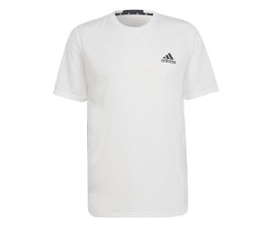 adidas T-Shirt D4M pour Homme, Blanc, XXL