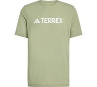 Adidas - T-shirt de randonnée technique et léger - MT Logo Tech Tent Green pour Homme - Taille S - Vert Vert S