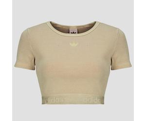 adidas T-shirt Essentials Rib Washed T-Shirt in Beige EU S