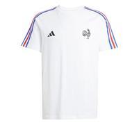 adidas T-shirt France Essentials 3 bandes pour homme, blanc, XXL
