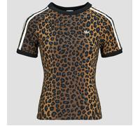 adidas T-shirt Leopard Cali T-Shirt in Marron EU S