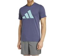 adidas Homme Train Essentials Feelready Logo Training Tee, Shadow Navy/Mint Ton, L