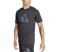 Adidas T-shirt pour Homme Train Essentials Seasonal Brand Love Camo Noir