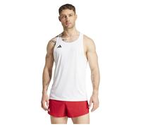Adidas - Adizero Essentials Running Singlet - Homme - Sport - Blanc - Taille: 2XL