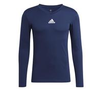 adidas Team Base Tee Jersey (Long Sleeve) Homme, Navblu, M