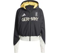 Adidas Team D Po Jkt W Training Jacket Womens Noir 18 (XXL) Female