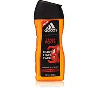Adidas, Team Force Gel Douche Bagnoschiuma 3 en 1 pour Corps, Cheveux et Viso, 250 ml
