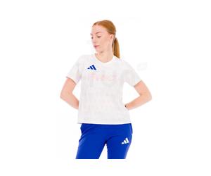 adidas Team Training Tee France W Blanc LT