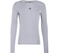 adidas TECHFIT Compression Tee-shirt à manches longues S Argent