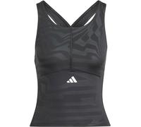 Adidas Techfit Printed Crop Training Tank Top Womens Noir 18 (XXL) Female