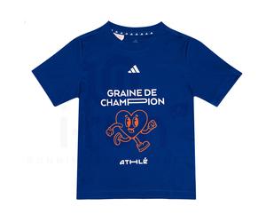 adidas Tee Graine de Champion Junior Bleu marine 15/16 ans