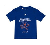 adidas Tee Graine de Champion Junior vêtement running homme Tee Graine de Champion Junior 9/10 ans Bleu marine