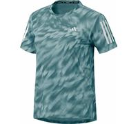 Adidas - Tee-shirt à manches courtes respirant et léger - OTR Aop Tee W Halo Mint / Mint Ton pour Femme - Taille L - Bleu Bleu L