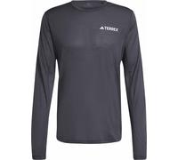 Adidas - Tee-shirt à manches longues respirant et léger - Xperior Longsleeve Tee Carbon pour Homme - Taille L - Gris Gris L