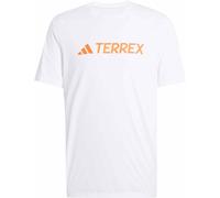 Adidas - Tee-shirt de trail running léger et respirant - MT Logo Tech Tee White pour Homme - Taille S - Blanc Blanc S