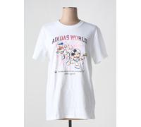 adidas tee-shirts et débardeurs femme de couleur blanc 34