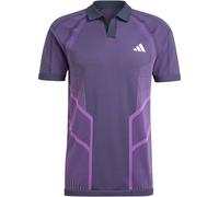 Adidas Tennis Pro Seamless Aeroready Freelift Polo Shirt Mens Aurora Ink L Male