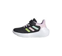 adidas TENSAUR Run 3.0 Shoes Children Chaussures de Course, Core Black/Clear Mint/Clear Pink, 32 EU