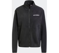 adidas Terrex adidas Black Full Zip Polar Fleece