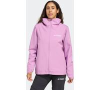 adidas Terrex adidas Terrex Light Pink Multi Essentials 2L Technial Rain Jacket