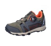 adidas Terrex Agravic BOA Rain.RDY Trail Running Shoes Chaussures de Course sur Sentier, Olive strata/Orange/Wonder Beige, 31.5 EU