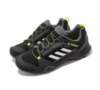 adidas Terrex AX3 Black Grey White Acid Yellow Men Outdoors Trail Shoes FX4575