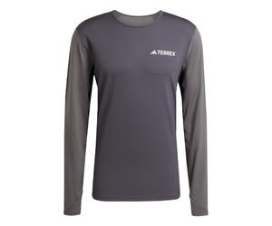 ADIDAS TERREX Base Layer 'Multi Synthetic Base Layer Long' gris / gris foncé / blanc, Taille XL