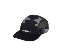 ADIDAS TERREX Casquette de sport 'Climacool 5-Panel Graphic' gris basalte / noir / blanc, Taille 58-62