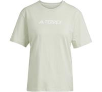 adidas Femme Terrex Classic Logo T-Shirt, Linen Green, S