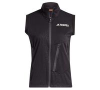 ADIDAS TERREX Gilet de sport 'Xperior Cross-Country Ski Softshell' noir / blanc, Taille M-L
