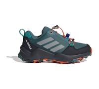 adidas Terrex Ax4s Speed Lacing Hiking Shoes Kid Chaussures de randonnée, preloved Teal/Matte Silver/Semi Impact Orange, 32 EU