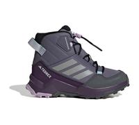 adidas Mixte Enfant Terrex Ax4r Mid Climawarm+ Hiking Shoes Kids Purple 4 Chaussures de randonnée, Preloved Violet Matte Silver Semi Flash Aqua, 4 UK Child