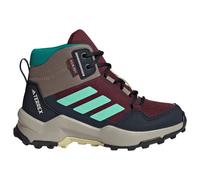 adidas Terrex - Kid's Terrex AX4R Rain.RDY Mid - Chaussures de randonnée - EU 36 2/3 - maroon / pulse mint / chalky brown