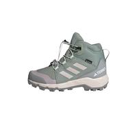 adidas Terrex Mid Gore-TEX Hiking Shoes, Basket Unisexe Enfants, Silver Green/Putty Mauve/preloved Fig,