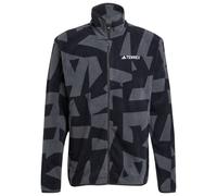 adidas Terrex - MT AOP Full Zip Fleece - Veste polaire - L - black / carbon