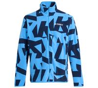 Adidas Terrex Multi Printed Full Zip Fleece Bleu S Homme