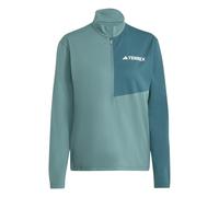 Adidas Terrex Multi Climacool Half Zip Long Sleeve T-shirt Vert M Femme