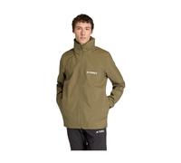 Adidas - Terrex Multi Essentials 2L Rain Jacket - Homme - Sport - Vert - Taille: M