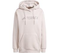 Adidas Terrex Multi Large Logo Hoodie Womens Putty Mauve 14 (L) Female
