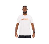 T-shirt adidas Terrex Classic Logo manches courtes blanc orange - S