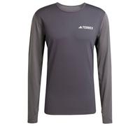 adidas Terrex - Multi Synthetic Base Layer Long Sleeve - T-shirt technique - M - carbon / grey six