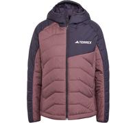 Adidas Terrex Multi Synthetic Insulated Hooded Jacket Womens Noir/Cramoisi 8 (XS) Female