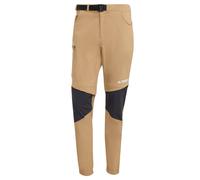 ADIDAS TERREX Pantalon outdoor 'Utilitas' noisette / noir / blanc, Taille L
