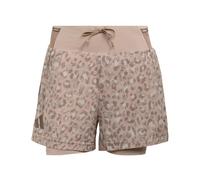 adidas Terrex - Women's XPL 2in1 AOP Shorts - Short - 46 - wonder alumina / wonder taupe / trace brown