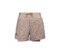 adidas Terrex - Women's XPL 2in1 AOP Shorts - Short - 34 - wonder alumina / wonder taupe / trace brown