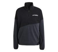 ADIDAS TERREX Pull-over de sport 'Multi Climawarm Fleece' gris foncé / noir / blanc, Taille XL-XXL